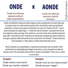Onde ou Aonde: Guia Completo com Exemplos e Exercícios
